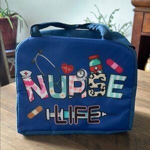 Blue Nurse Life Lunch Bag